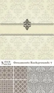 Vectors - Ornaments Backgrounds 7