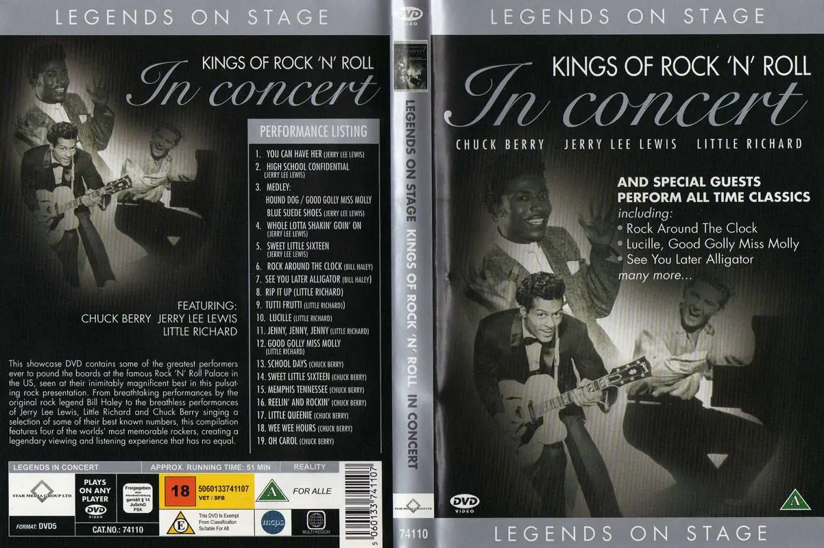 Короли рока слушать. Kings of Rock n Roll. Little Richard roots of Rock 'n' Roll. Bill Haley and Jerry Lee Lewis - Live in Concert DVD.