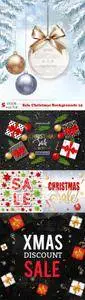 Vectors - Sale Christmas Backgrounds 15