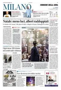 Corriere della Sera Milano - 26 Novembre 2022