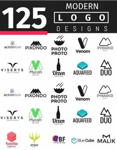 CreativeMarket - 125 Modern Logo Designs