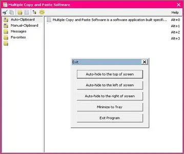 Multiple Copy and Paste Software 2.0