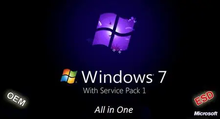 Windows 7 SP1 x64 14in1 OEM ESD en-US Preactivated MAY 2022