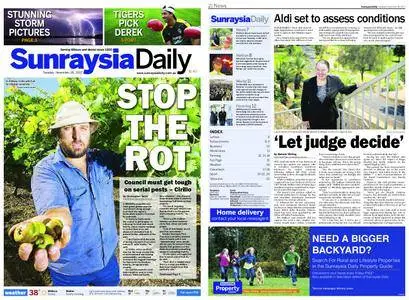 Sunraysia Daily – November 28, 2017