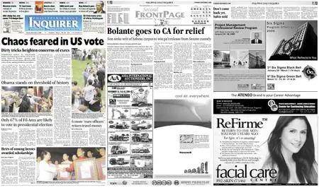 Philippine Daily Inquirer – November 04, 2008