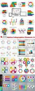 Vectors - Option Infographics Elements 71