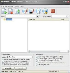 Okoker CD and DVD Burner v2.6