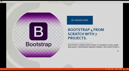 Master bootstrap 4 complete course with 7 amazing projects