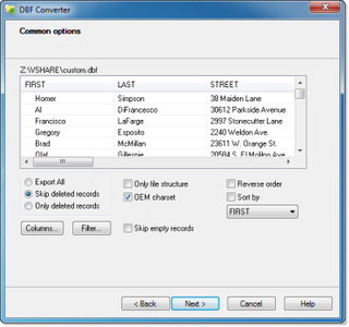 DBF Converter 4.45