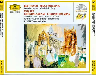 Herbert von Karajan - Beethoven - Missa Solemnis; Mozart - Kroenungsmesse (2000)