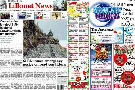 Bridge River Lillooet News – November 29, 2017