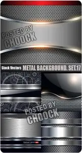 Metal background. Set.17 - Stock Vector