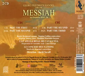 Jordi Savall, Capella Reial de Catalunya, Concert des Nations - George Frideric Handel: Messiah (2019)