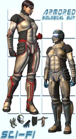 Armored Biological Suit for V3