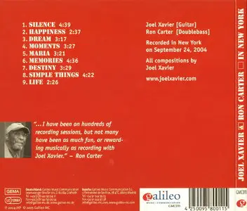 Joel Xavier & Ron Carter - In New York (2004) [Reissued 2005]
