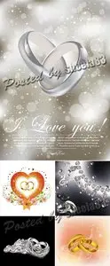 Wedding Rings Vector 2