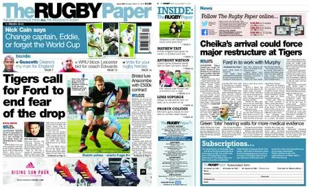 The Rugby Paper – March 31, 2019