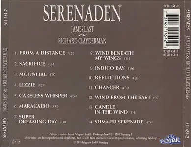 James Last & Richard Clayderman - Serenaden (1991, Polystar # 511 454-2)