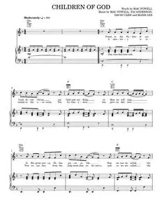 Children of god - Third Day (Piano-Vocal-Guitar)