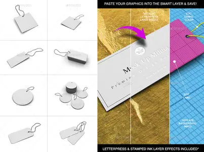 GraphicRiver - Swing Tag | Hang Tag | Product Label | Mock-Up