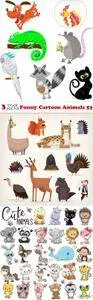 Vectors - Funny Cartoon Animals 53