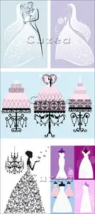 Vector - Dress wedding