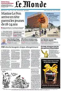 Le Monde du Mardi 10 Avril 2012