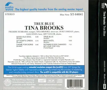 Tina Brooks - True Blue (1960) {Audio Wave XRCD24 AWMXR-0004} [repost]