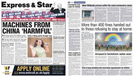 Express and Star Sandwell Edition – May 02, 2020