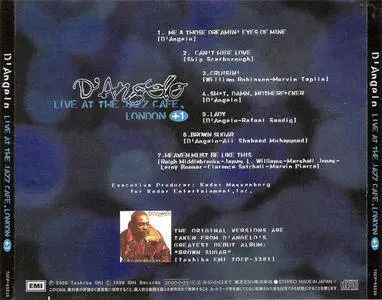 D'Angelo - Live At The Jazz Cafe, London +1 (1996) {2001 Toshiba/EMI Japan} **[RE-UP]**