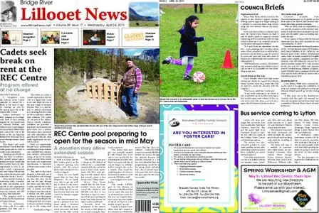 Bridge River Lillooet News – April 24, 2019