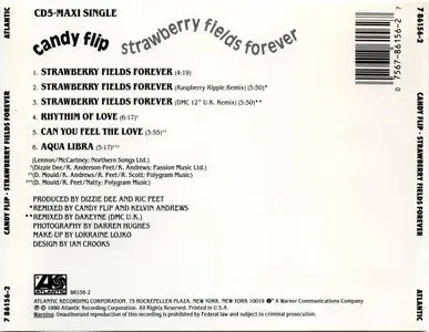 Candy Flip – Strawberry Fields Forever (1990) (CD5-Maxi Single)