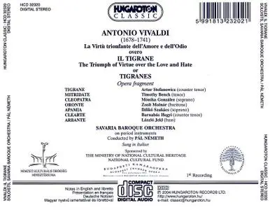 Pal Nemeth, Savaria Baroque Orchestra - Vivaldi: Il Tigrane (2004)