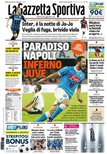 La Gazzetta dello Sport comprese tutte le edizioni locali (Roma, Milano, Sicilia, Puglia) - 27.09.2015