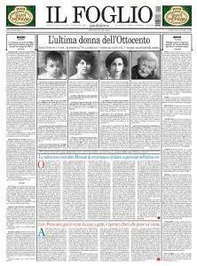 Il Foglio - 16 Maggio 2016