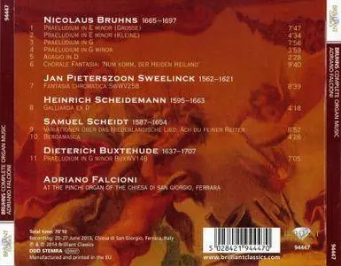 Adriano Falcioni - Nicolaus Bruhns: Complete Organ Music (2014)