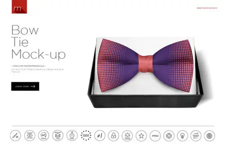 CreativeMarket - Bow Tie Mock-Up