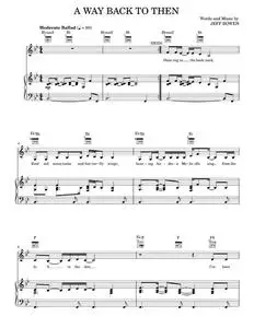 A Way Back To Then - Jeff Bowen, title of show Musical (Piano-Vocal-Guitar)