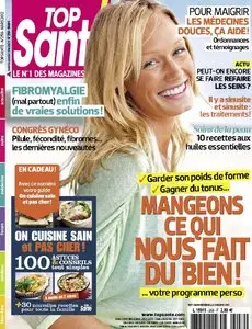 Top Santé 258 (+ Supplément: On cuisine sain et pas chèr) - Mars 2012