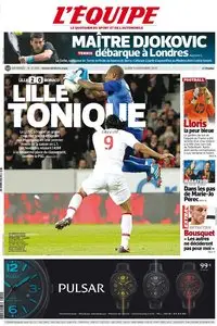 L'Equipe du Lundi 4 Novembre 2013