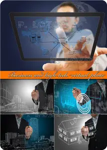 Business and high-tech virtual photo