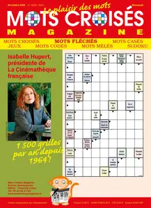 Mots Croisés Magazine N.3240 - 8 Octobre 2026