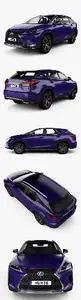Lexus RX Hybrid Executive 2022 3D Model
