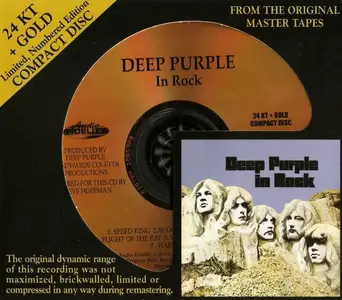 Deep Purple - 4 Studio Albums (1970-1973) [Audio Fidelity, 24 KT + Gold CD, 2005-2010]