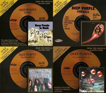 Deep Purple - 4 Studio Albums (1970-1973) [Audio Fidelity, 24 KT + Gold CD, 2005-2010]