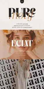 MyFonts - Pure Motif Font Family - 18 Fonts