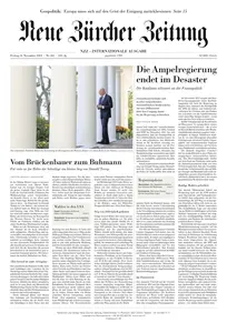 Neue Zurcher Zeitung International  - 08 November 2024