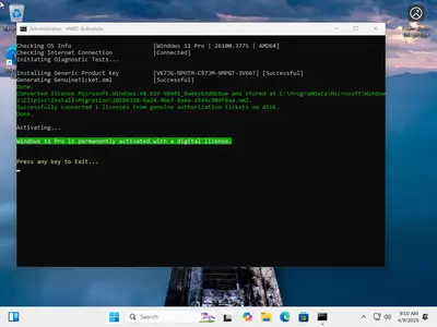 Windows 11 Pro 24H2 Build 26100.3775 (No TPM Required) Preactivated Multilingual April 2025