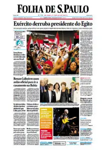  Jornal Folha de São Paulo 4 de julho de 2013 - Quinta