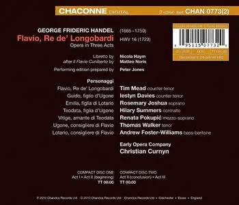 Christian Curnyn, Early Opera Company - George Frideric Handel: Flavio (2010)